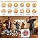 Gueray CD Player Portable Rechargeable: CD Players for Home Portable CD Player with Bluetooth & Dual Speakers 1800mAh with LCD Screen Display Boombox FM Radio USB Type-c MP3 Music Player