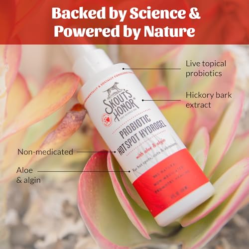 Image of SKOUT'S HONOR Probiotic Hot Spot Hydrogel for Dogs, 4 oz, 2-Pack