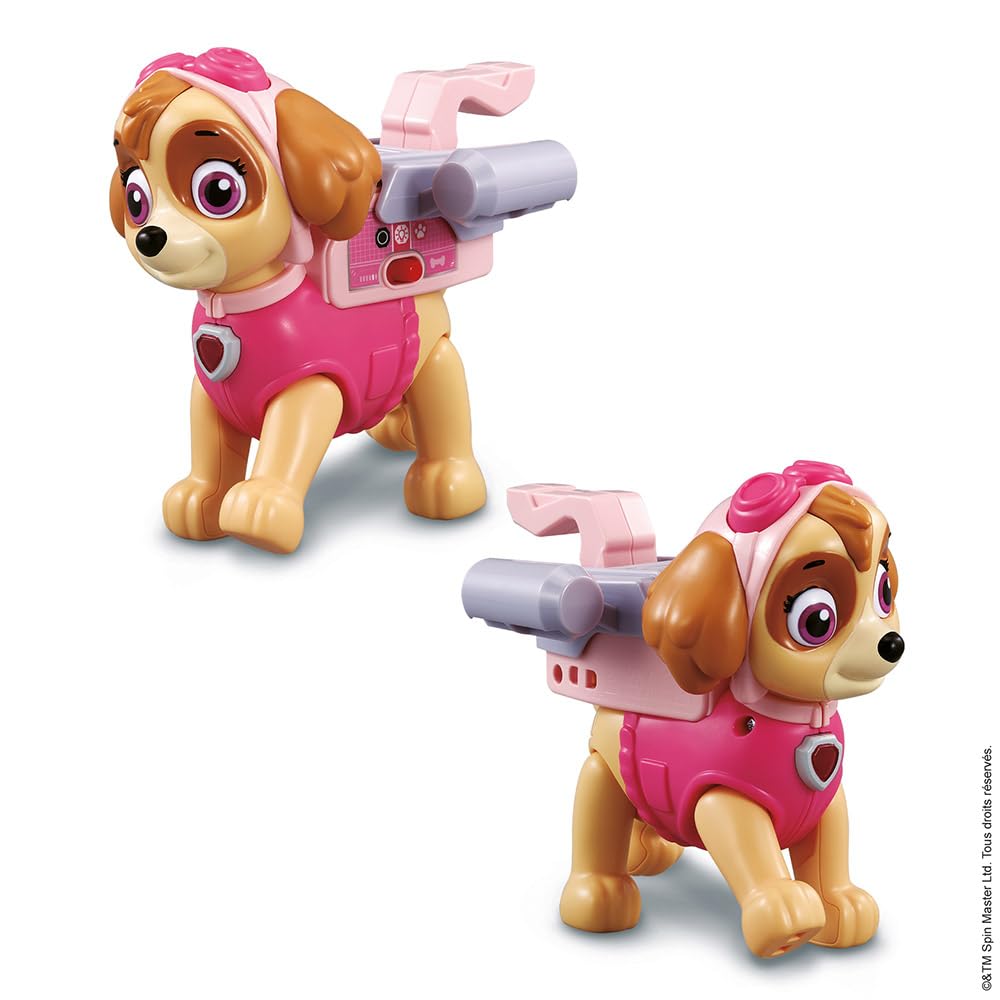 VTech Pat' Patrouille Stella Interactive Mission Sauvetage Figurine 16 cm Chien Interactif Jouet Paw Patrol Cadeau Enfant 3-7 Ans Français