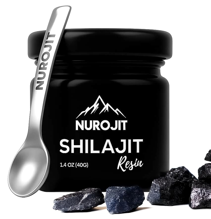 Pure Shilajit Resin 40g, Himalayan Mineral Complex, Lab Tested with Fulvic Acid, Natural Resin Extract for Men and Women, Vegan, Gluten Free, Halal Friendly, Cruelty Free, Daily Use Supplement