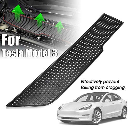 Lesgos Tesla Model 3 Air Flow Vent Cover Air Flow Vent Protector, Car Interior Air Flow Vent Cover Protector Decoration for Tesla Model 3
