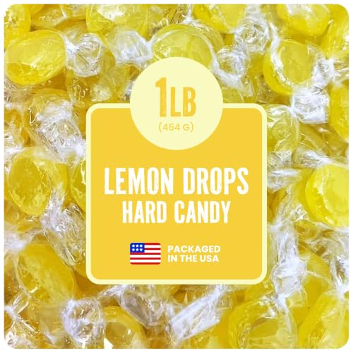 Cambie Lemon Drops Hard Candy Individually Wrapped - 1 lb Lemon Candy