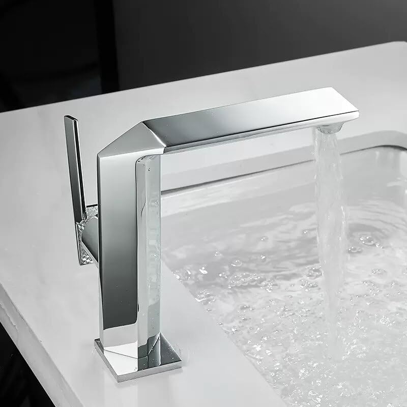 Robinet de salle de bain anti-éclaboussures mitigeur d'eau froide et chaude stable