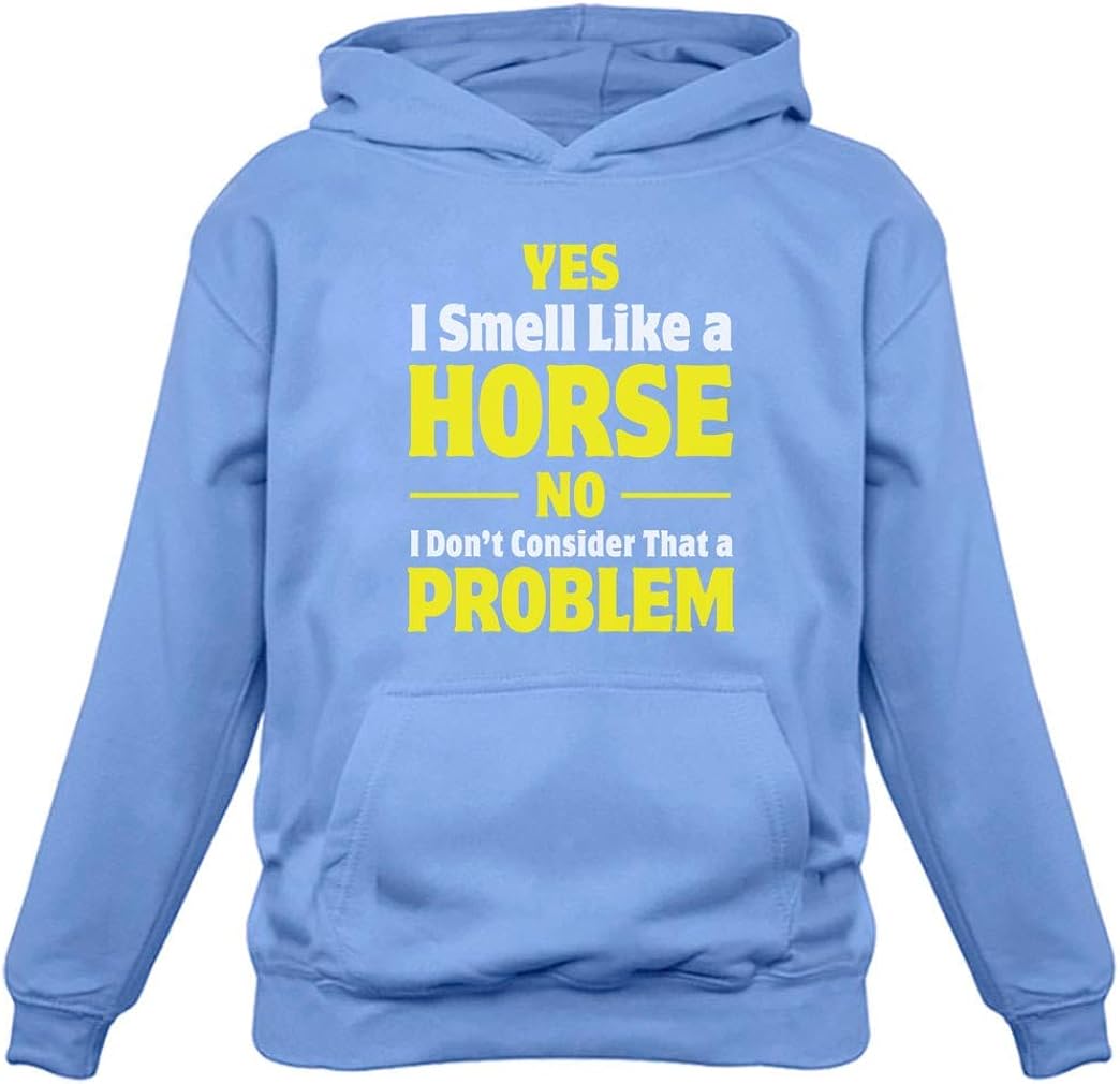 Smell Like a Horse Funny Gift for Horse Lover Riding Women Hoodie : Clothing, Shoes & Jewelry