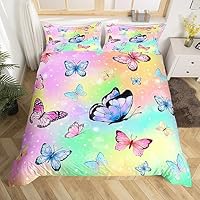 NTBED Set Letto Unicorno 5 Pezzi In Microfibra: Lenzuola E Piumino Con Stelle E Arcobaleno - 4