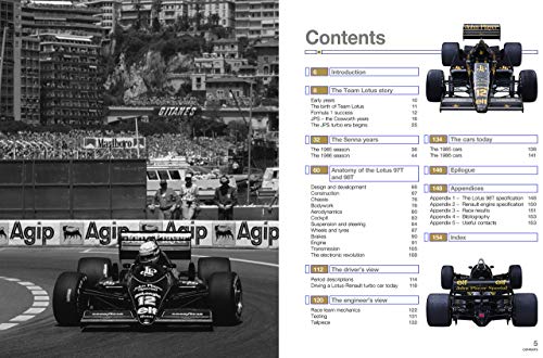 Lotus 98T: Includes all Lotus-Renault F1 cars, 1983 to 1986 (93T, 94T, 95T, 97T & 98T)