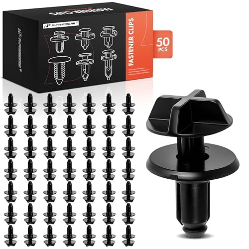 Attaches à clip en nylon pour Ford Mustang 2015-2020 | Lot de 50 pour trou 7 mm