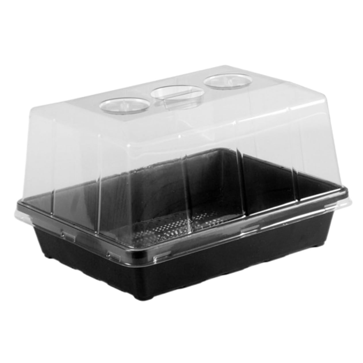 VANZACK Couvercle D'humidité pour Plantes Plateau à Semis Plat en Plastique Épais Plateau De Croissance pour Semis Accessoire De Jardinage pour Plantes