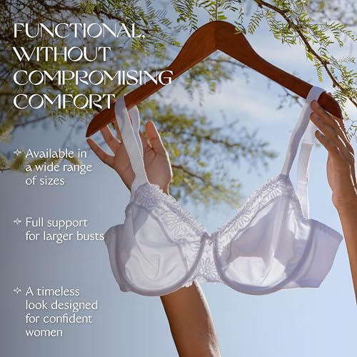 Triumph Ladyform Soft W Minimizing Bra for Women - Soft Full-Coverage Underwire Bra with All-Day Comfort - Sizes C-DDD4