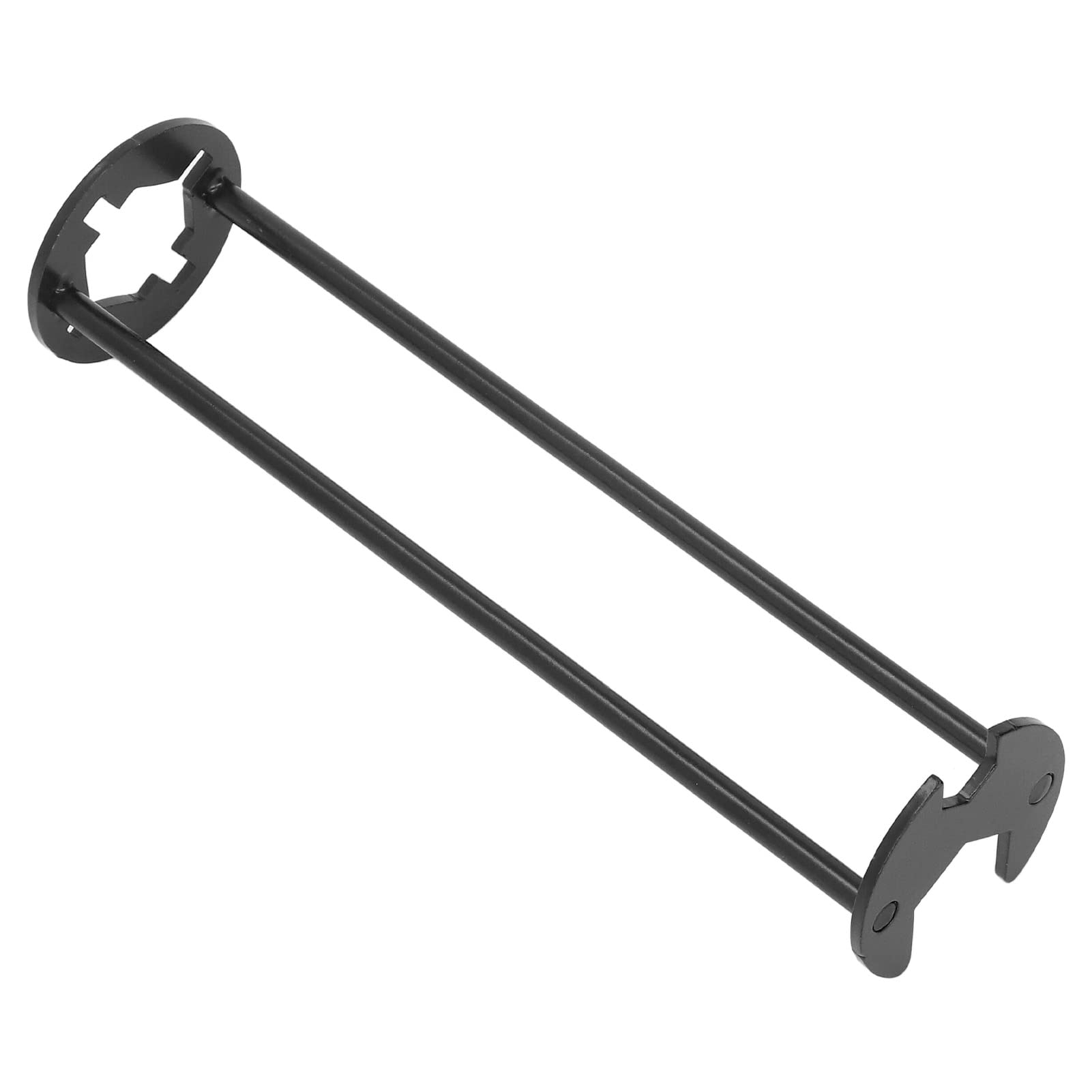 Black Multifunctional Sink Wrench Carbon Steel Robust Faucet Hose Spanner Sink Wrench Tool Faucet Wrench for Bathroom Home(S 165x42x45mm/6 5x1 7x1 8in