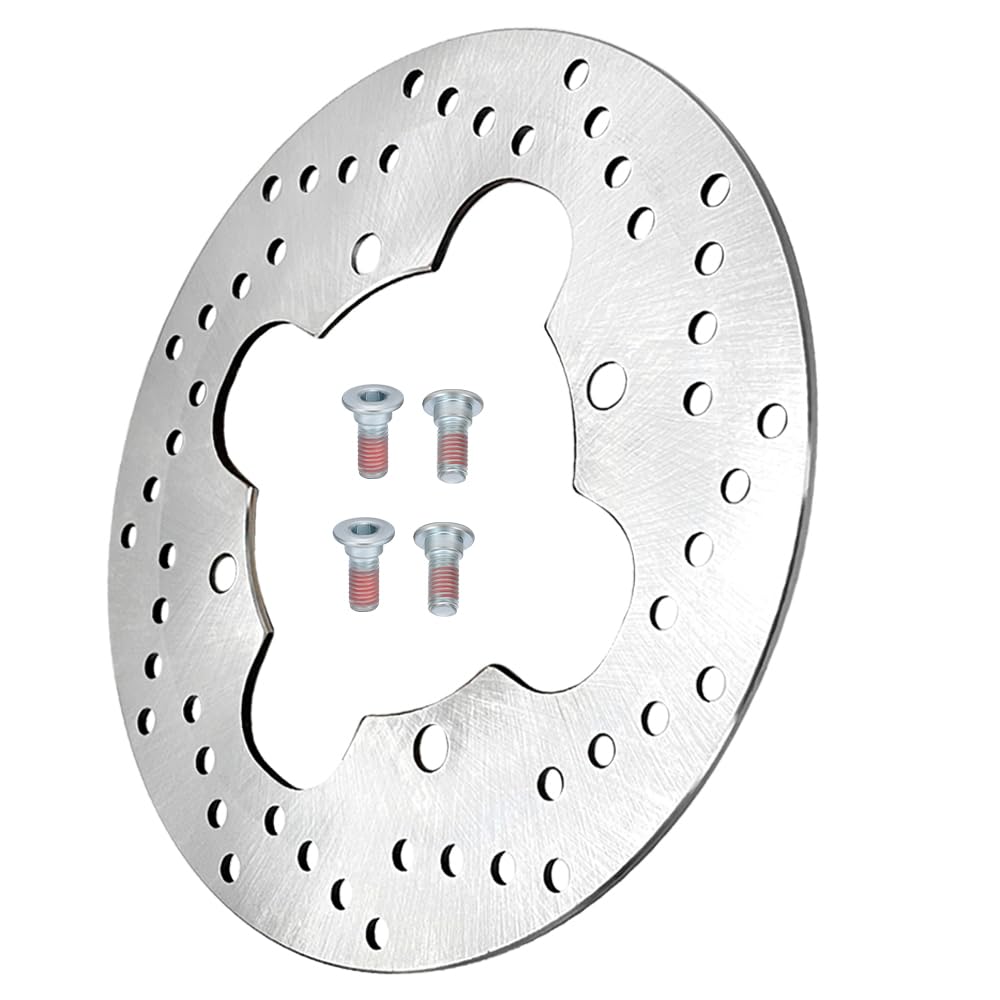 Disco de freno trasero con espárrago compatible con Honda TRX400EX Sportrax 1999-2008 TRX400X 2009 2012-2014 43251-HN1-003 90105-MK5-000
