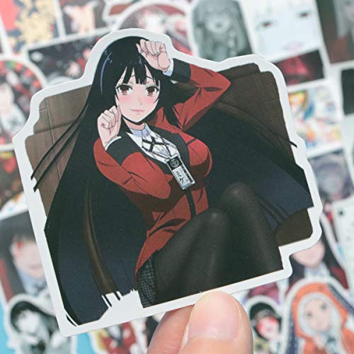 image for MINRAIN 50PCS Cartoon Japanese Anime Kakegurui Stickers Lovely Sticker