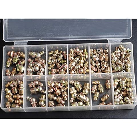 Assorted Box of Grease Nipples Metric & Imperial) Qty 130 Cover