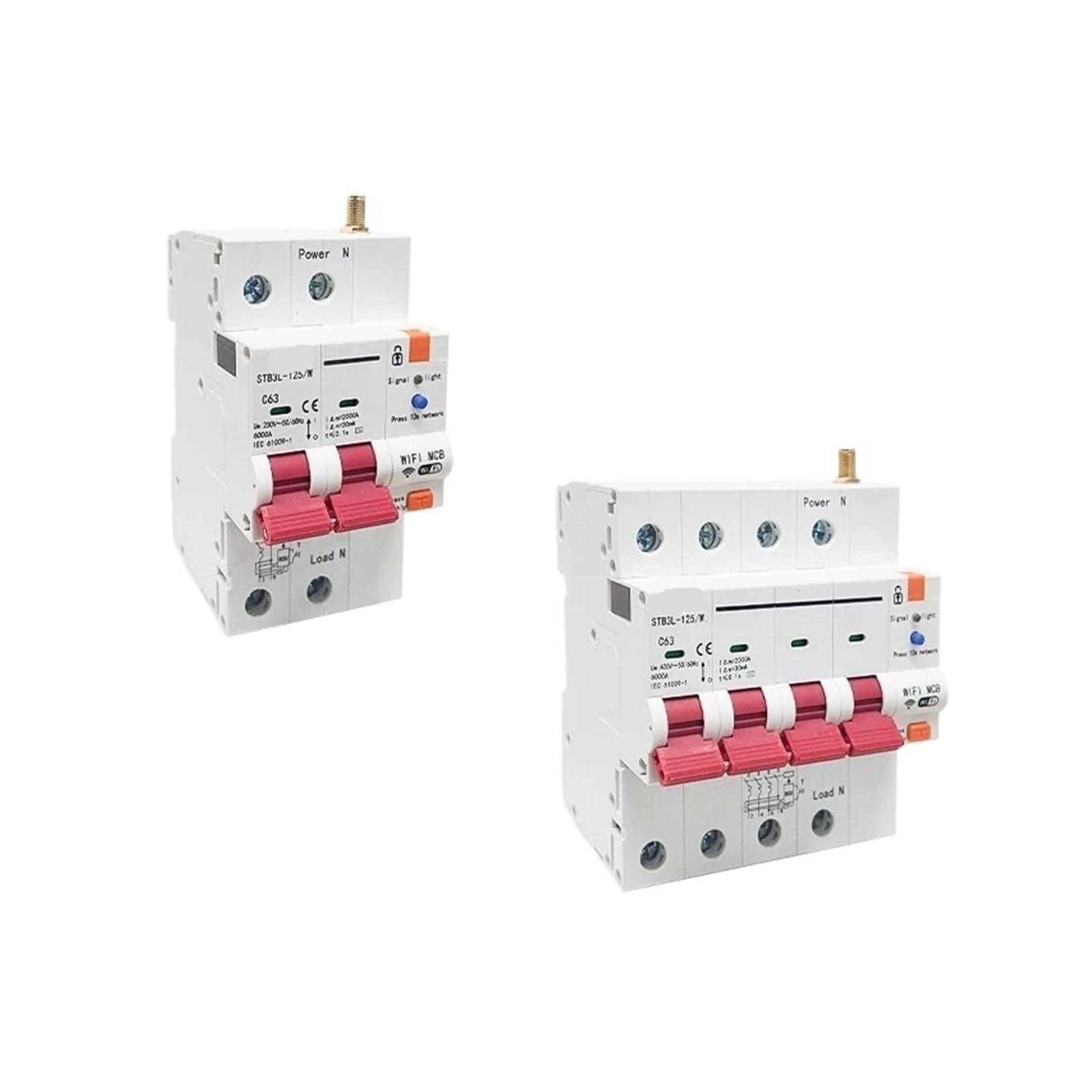 TYEXCZARF 1PCS circuit breaker timer Control 2P 4P Overload Short Circuit Protector Power(40A)