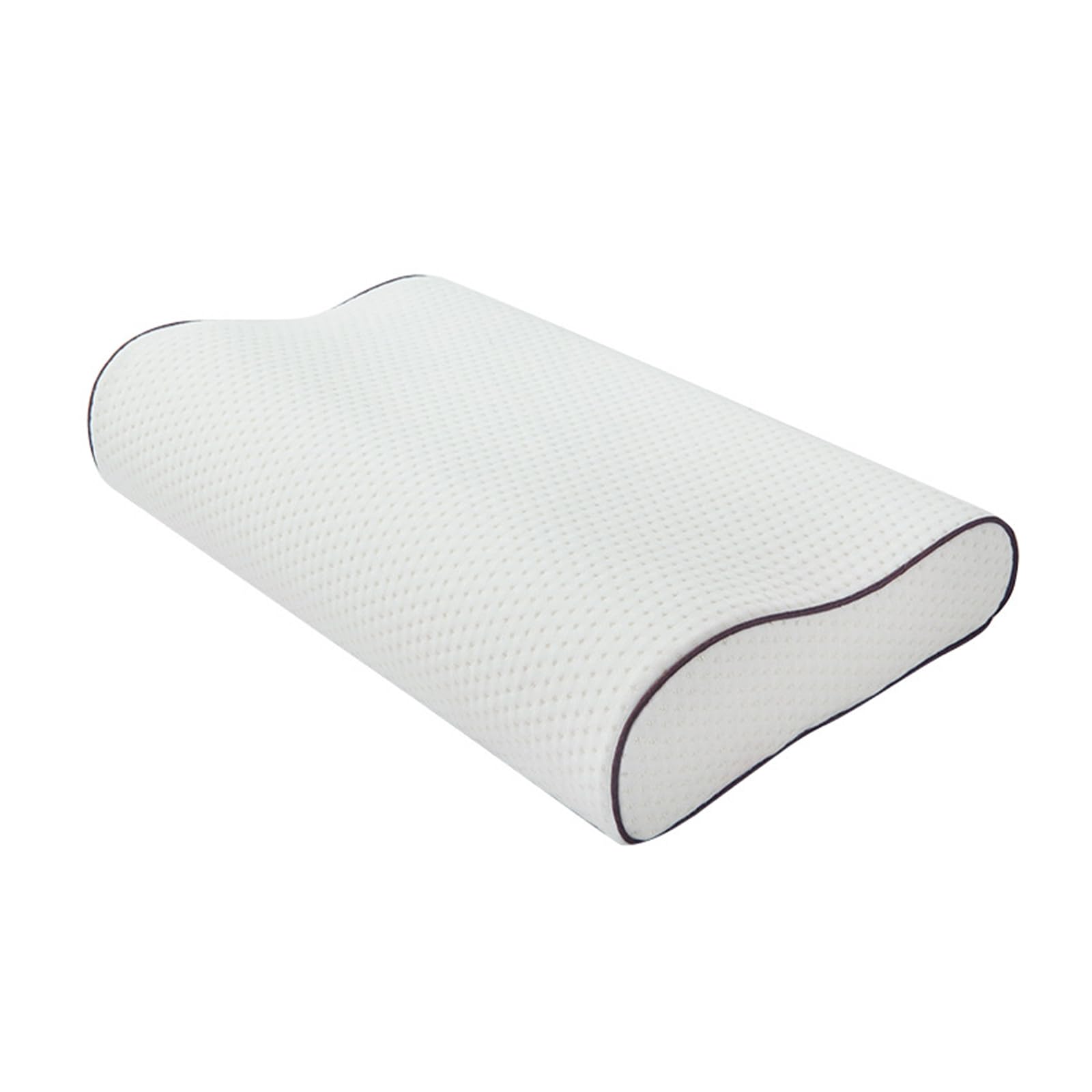 SuperAuriga Memory Foam Pillow 50X30X10/7CM and Removable Cover, Ergonomic Cervical Pillow for Neck Pain Relief & Support, Ideal for Side, Stomach & Back Sleepers