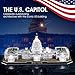 CubicFun 3D Puzzles for Adults LED U.S. Capitol Washington Architecture Building Model Kits, Puzzles for Adults Toys Desk Decor Lighting Up in Night, 150 Pieces