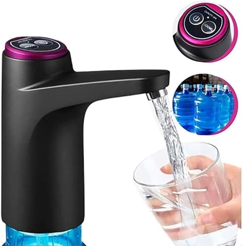 Torneira, Dispenser, Bomba Elétrica Para Galão de 5, 10 ou 20 Litros, USB, Recarregável, com Bateria