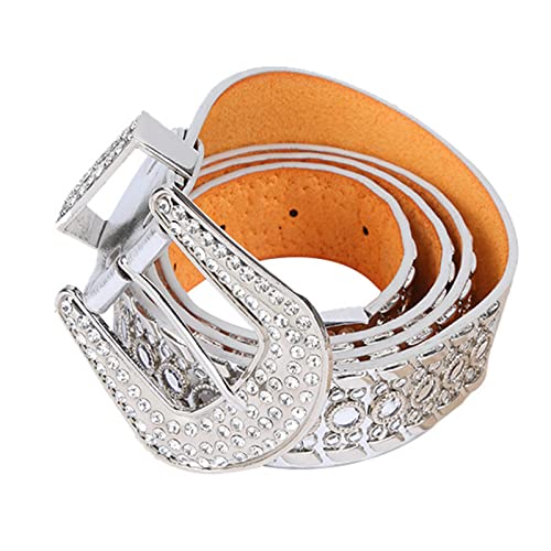 Ceinture de taille réglable à boucle strass pour un ajustement parfait