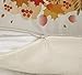 4TH Emotion Happy Thanksgiving Autumn Leaves Fall Home Decor Design Throw Pillow Cover Pillow Case 18 x 18 Inch Cotton Linen for Sofa