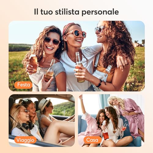 Bopcal Phon Capelli Professionale 5 in 1 - Hair Styler 160000RPM Spazzola Asciugacapelli, Arricciacapelli Automatico, Spazzola Aria Calda con 500 Milioni Ionico per Crespo, Volumizzant, Liscio, Regali - immagine 9