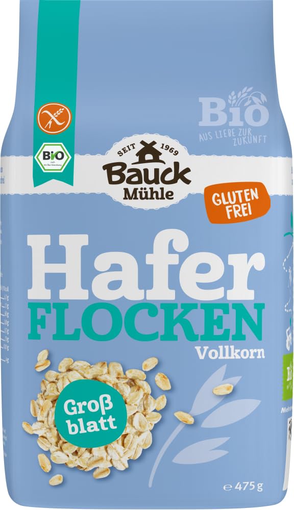 Haferflocken Großblatt glutenfrei Bio 18 x 475 g
