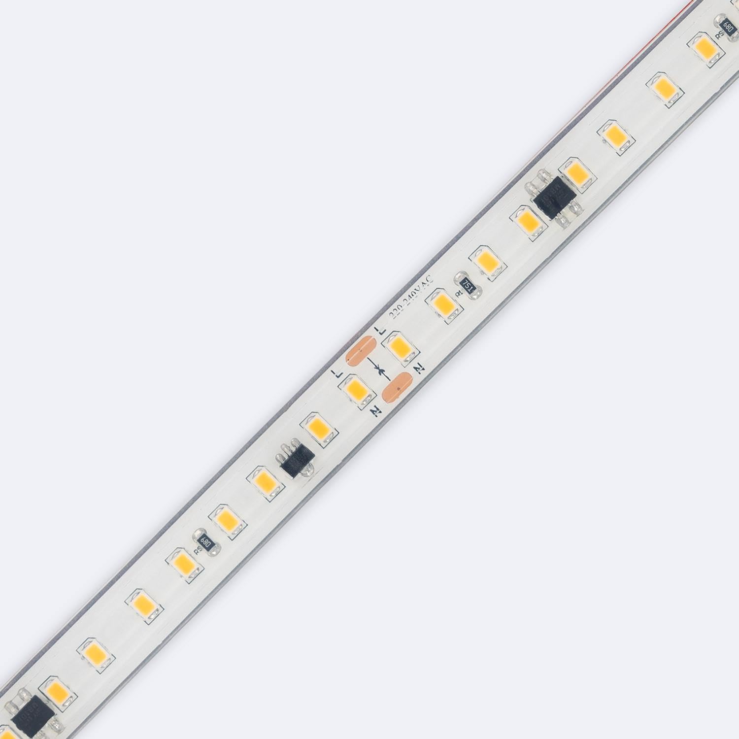 LEDKIA Tira LED Regulable 220V SMD Autorrectificada 120 LED/m 14W/m 1680lm/