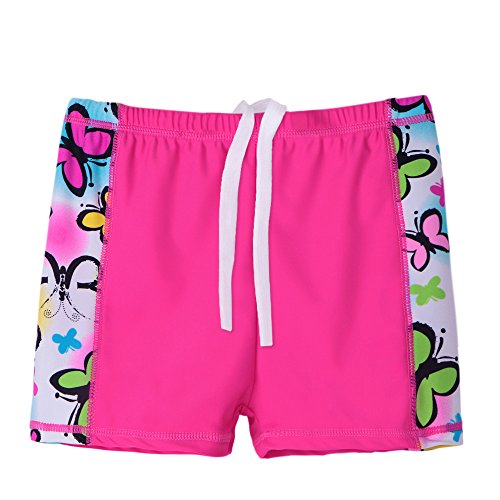 Tfjh E Girls Swimsuit Upf 50+ Uv Two Piece Swimwear Butterflyshort 3-4 Years 4A #TOP4
