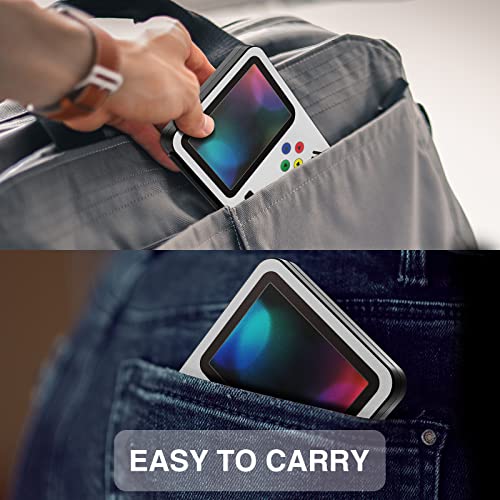 Image of HEIYING Game Card Case for Nintendo Switch, Switch Lite, OLED - Custom Pattern Design, 16 Game Card Slots, 16 Micro SD Card Slots, Magnetic Clasp, ABS Plastic & Silicone Protection