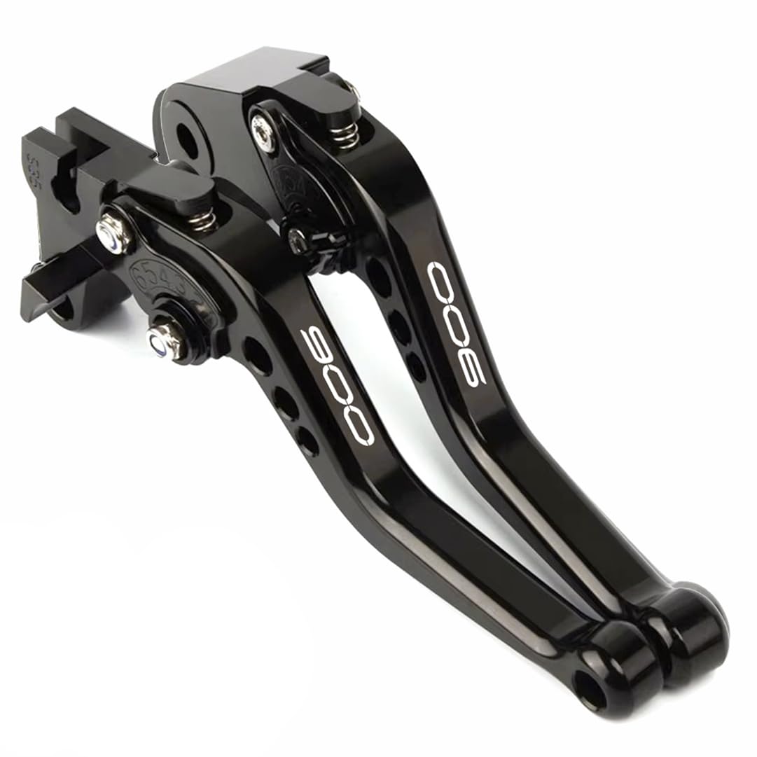 Leva freno e frizione per moto accessori per kawasaki Z900 Z 900 2025 2026 Ultimi modelli con comando regolabile Z900 2025 Accessori Set leve frizione e freno (Nero)