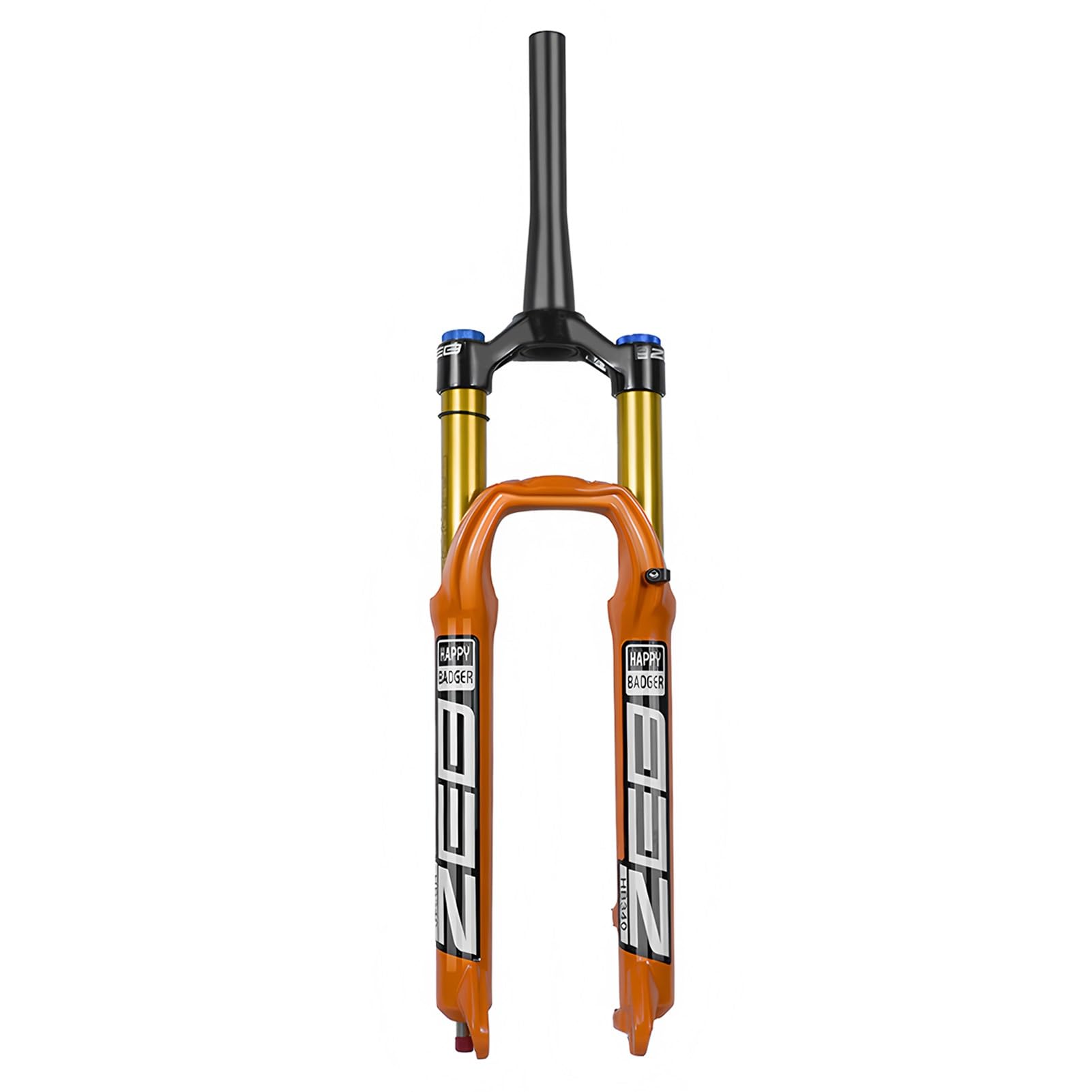 XGSUZNE Mountain Bike Fork 26/27.5/29 Inch 160mm Travel, Bicycle Front Forks, Air Suspension for AM, XC, MTB, Downhill Cycling - Orange