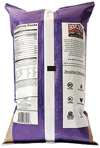 Boulder Canyon Kettle Cooked Potato Chips, Malt Vinegar And Sea Salt, 5 Oz #TOP1