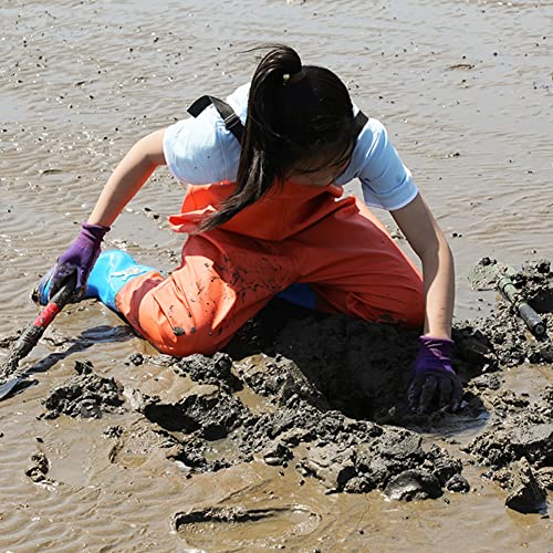 Waders Kleuterschool Buiten Steltlopers Met Zakken, Strand/zee Speelwater Pakken Met Regenlaarzen, 3 Kleuren (Color : Orange, Size : 25/1 piece) - Image 3