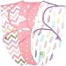 Baby Bandana Drool Bibs, Stylish 4 Pack Cute Bibs with Snaps - Best for Babies Drooling, Teething and Feeding - Soft, Absorbent & Hypoallergenic. Perfect Baby Shower Gift Set for Girls by BabyDew