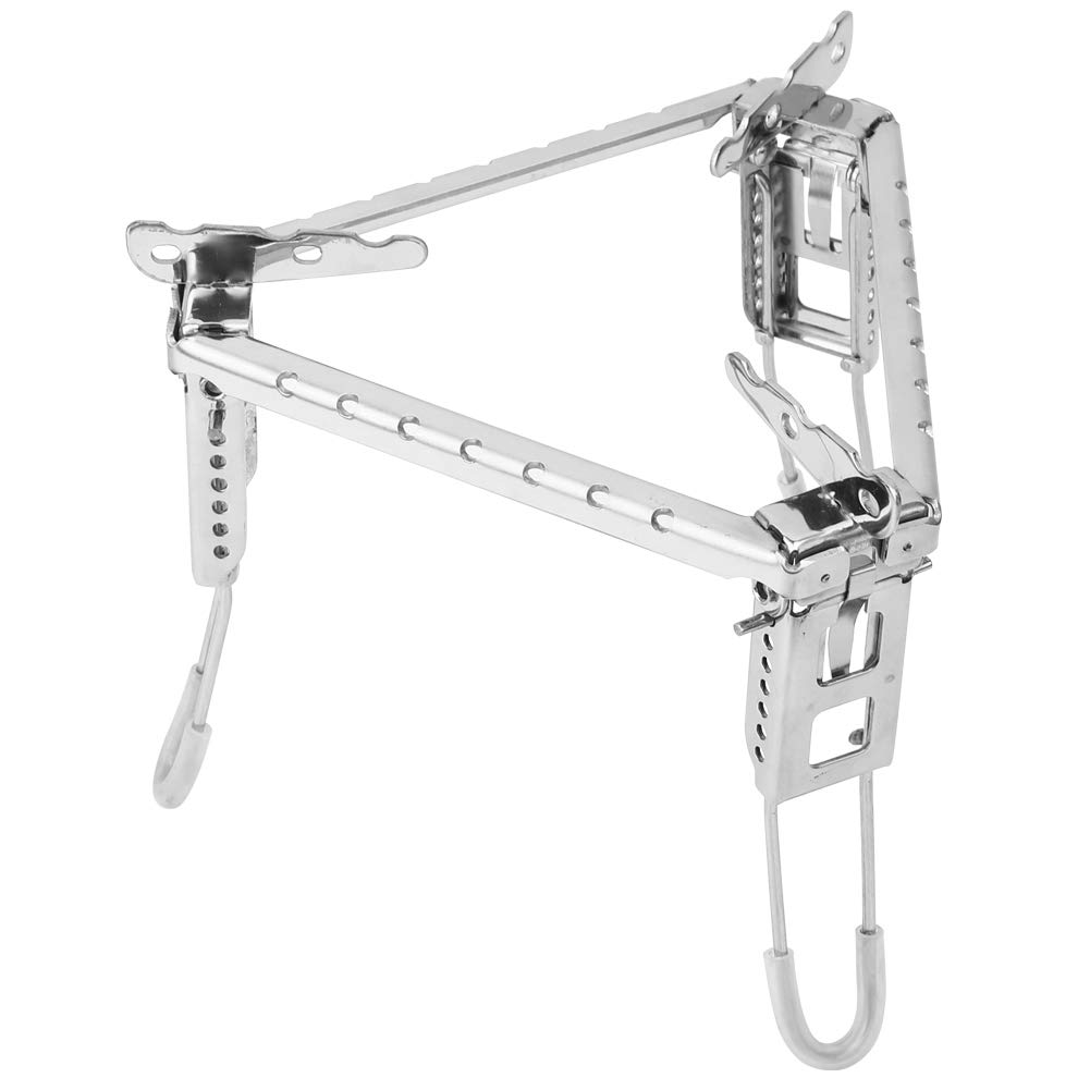 Xndz Grill Tripod, Outdoor Stove Bracket Folding Bracket Gas Stove Pot Rack Triangle Stand for Outdoor Camping