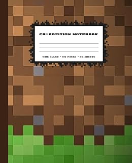 Kids Video Game Composition Notebook: Wide-Ruled, For kids, teens, and adults, 7.5 x 9.25, 100 Pages