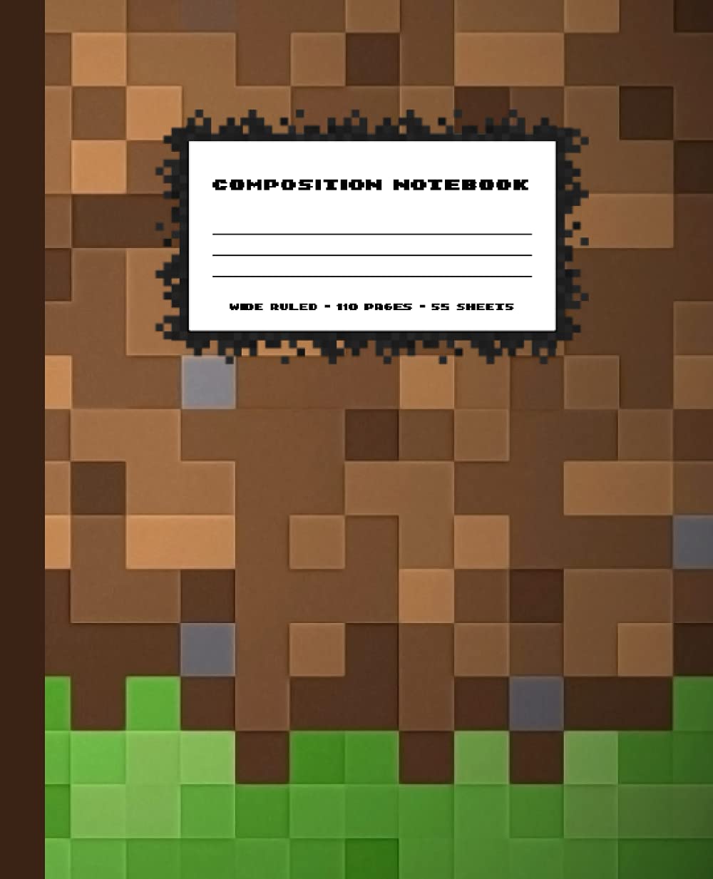 Kids Video Game Composition Notebook: Wide-Ruled, For kids, teens, and adults, 7.5 x 9.25, 100 Pages