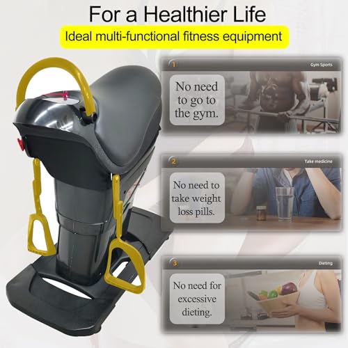 Image of TECHTONGDA Electric Horse Riding Abdominal Exercise Machine Abdominal Fitness Exercise Machine Fitness Equipment with Safety Switch and Adjustable Handle for Horse Riding and Abdominal Exercises 110V