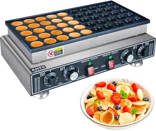 Mini Pancake Maker Machine, 50PCS Electric Nonstick Dutch Pancake...
