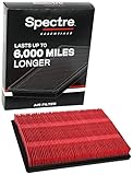 Spectre Essentials Engine Air Filter by K&N: Premium, 50-Percent Longer Life: Fits Select 2005-2010 DODGE/CHRYSLER (Challenger, Charger, Magnum, 300, 300C), SPA-2295