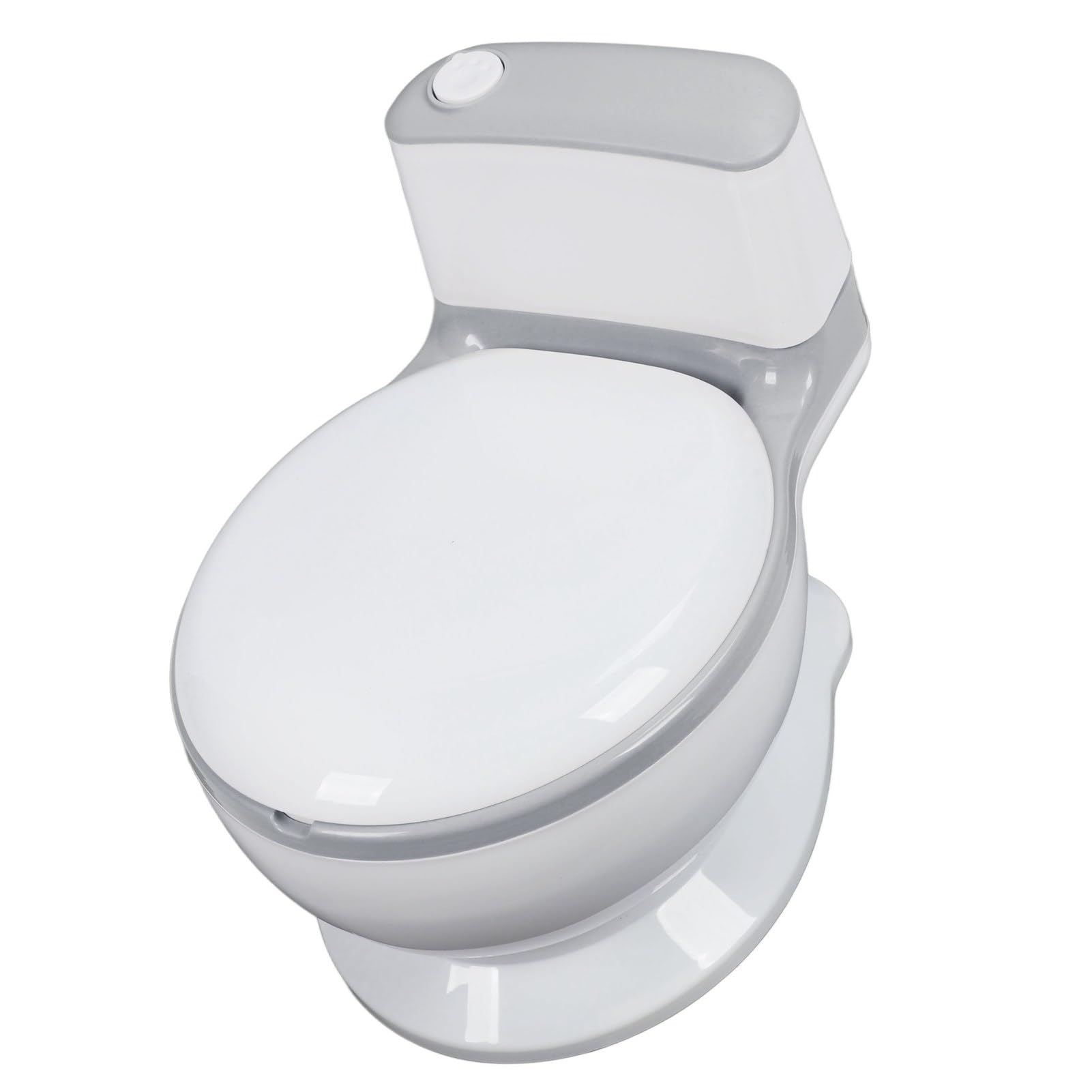 Dilwe Sedile per Vasino per Bambini, Comodo Vaso Leggero Rimovibile per un Uso Sicuro della Toilette a Misura di Bambino, in Plastica (GREY)