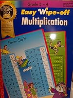 Easy Wipe-off Grade 3 - 4 Multiplication Workbook 1403709386 Book Cover