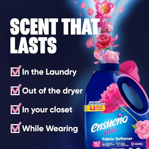 image for ENSUEÑO Ensueño Max Liquid Fabric Softener - Spring Fresh Scent - 12