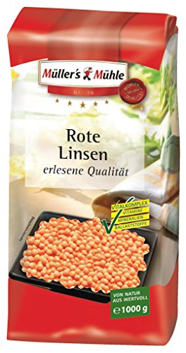 Müller’s Mühle - Rote Linsen - 1000g