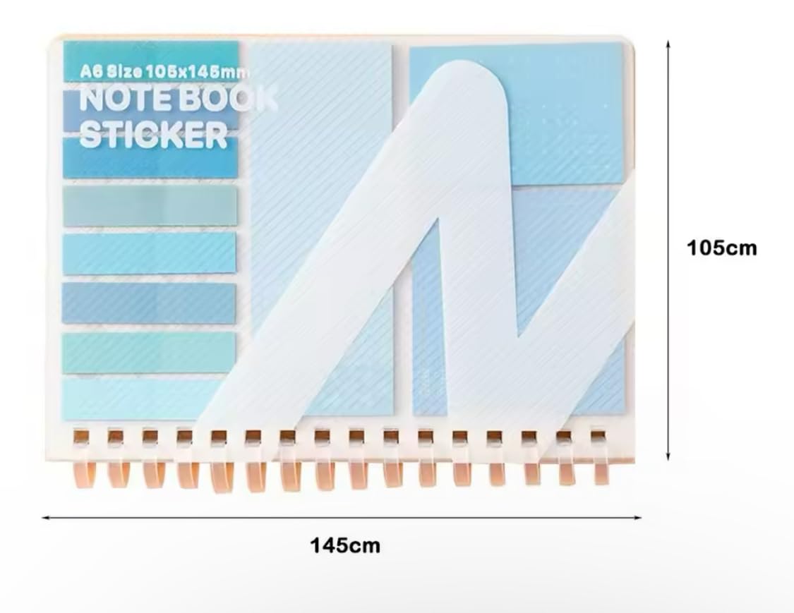 Amazon.co.jp: E&K726 ノートと付箋がセットになった! 付箋付きA6