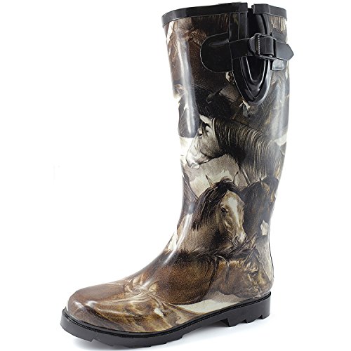 womens rainbow rain boots