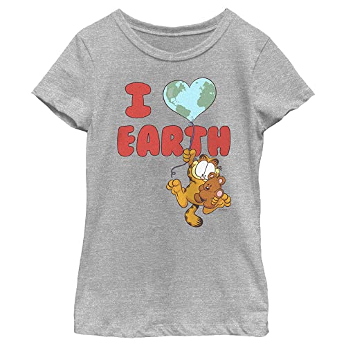 T-shirt fille Garfield Nickelodeon parfait pour l'école et les sorties de week-end