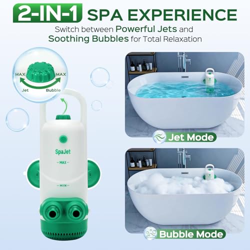 image for DOWENTO Bath Jets for Tub with Jet Massage and Bubble Mode, Bathtub Je