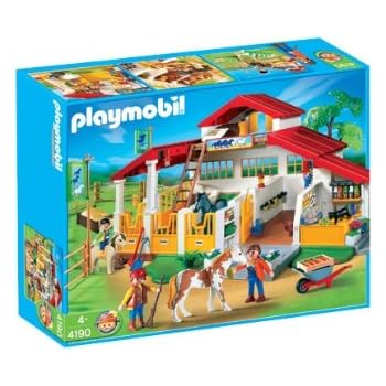 playmobil stable set