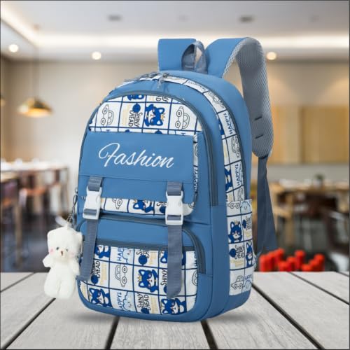 Image of Tinytot 30 Litre Japanese Korean Style School Bag Water-Resistant Laptop & Travel Backpack - Unisex Large 18 Inches Multipurpose Student Backpack for Boys & Girls, Men & Women