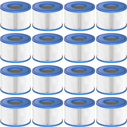 Slamate Type S1 Spa Filter for All Intex PureSpa 28429E 28403E 28407E 28443E 28453E 28421E 28423E 28413E and 28453E 11692 SB-h10 JPC01 Swimming Pool Pump 16 Pack